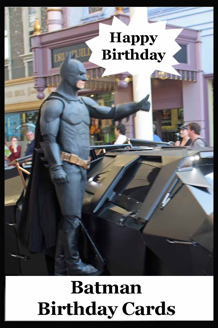 Batman Birthday Cards