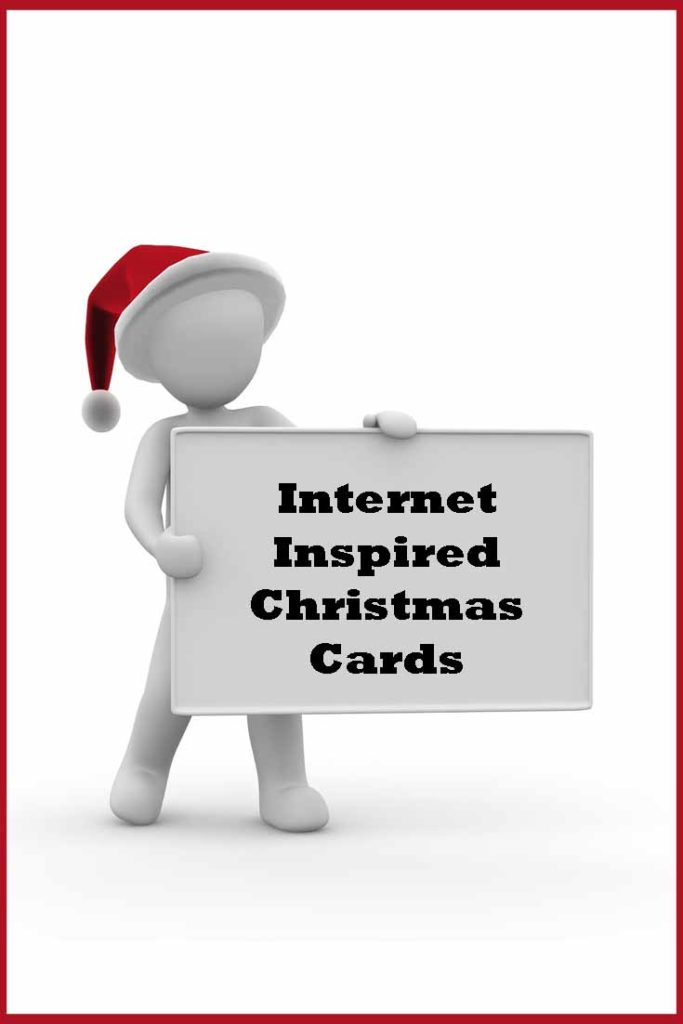 internet inspired christmas cards