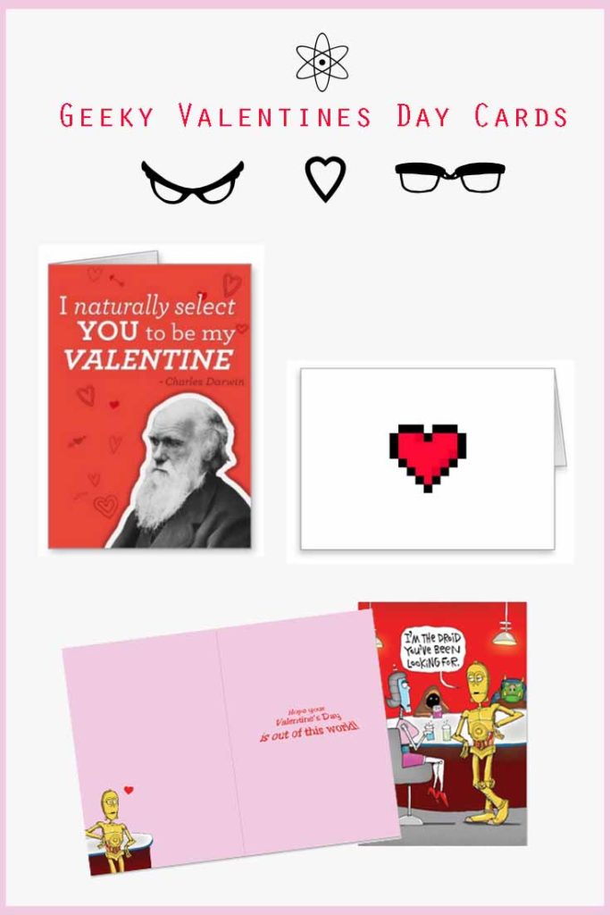 Geeky Valentines Day Cards
