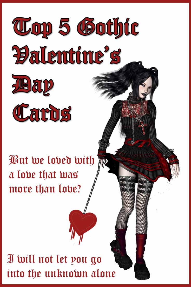 Top 5 Gothic Valentine's Day Cards